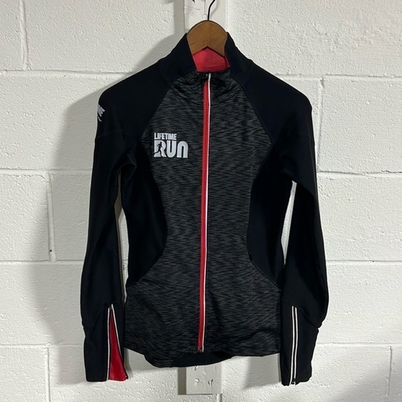 MPG Black|Red Tread Run Jacket With Zip Pockets Size Small - Picture 2 of 7